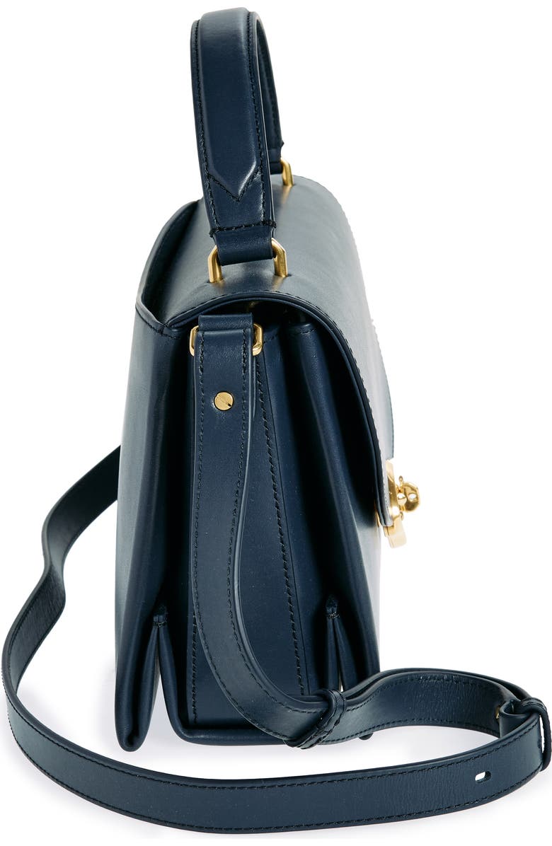 Mulberry Lana High Gloss Leather Top Handle Bag, Alternate, color,