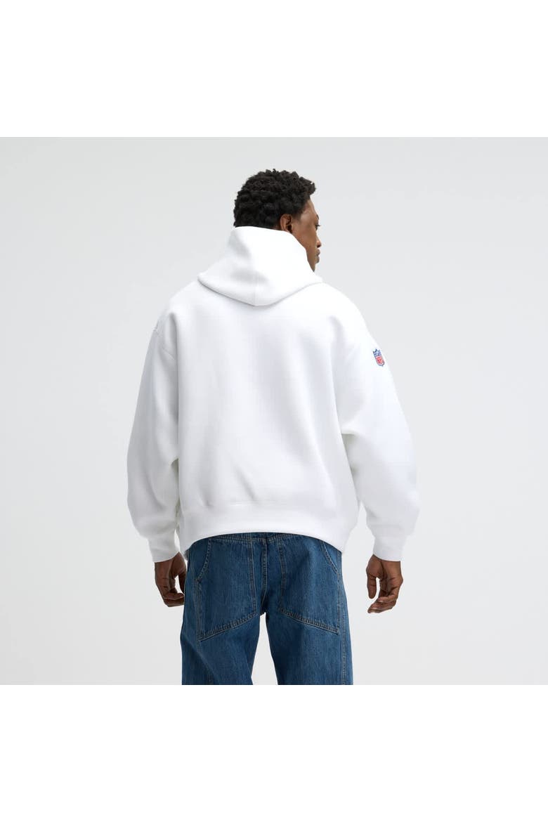 Men's Nike White Buffalo Bills 2025 Rivalries Collection Oversized Tech Fleece Hoodie, Alternate, color, White