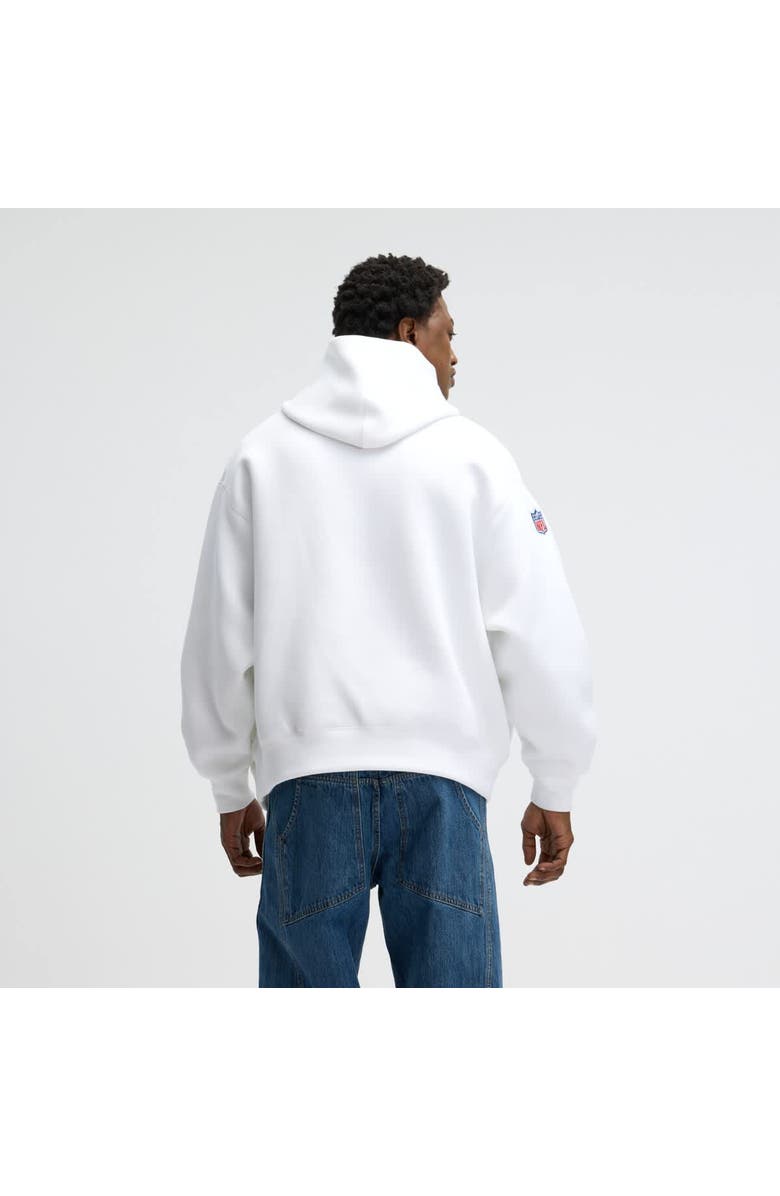 Nike Men
s Nike White Buffalo Bills 2025 Rivalries Collection Oversized Tech Fleece Hoodie, Alternate, color, White