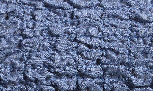 Free People Bea Smocked Bandeau Bra In Blue