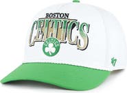 '47 Men's '47 White/Kelly Green Boston Celtics Tribute Two-Tone Hitch Adjustable Hat