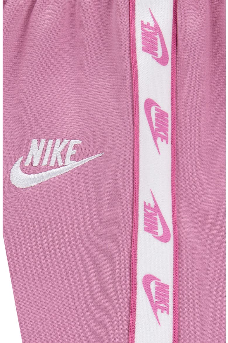 Kids' Logo Tape Jacket & Joggers Set, Alternate, color, MAGIC FLAMINGO