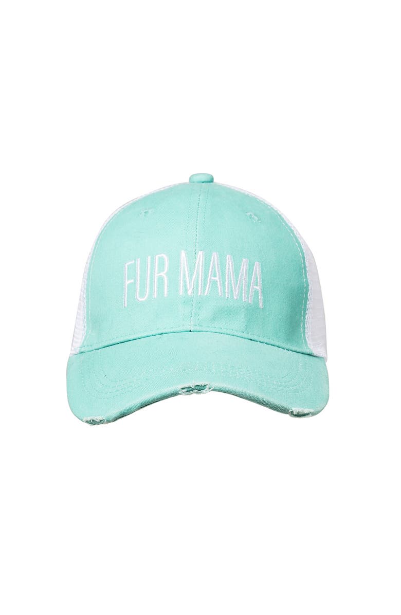 Totalee Gift Fur Mama Baseball Hat Cotton Blue, Main, color, Blue