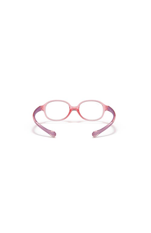 Ray Ban Ray-ban 41mm Oval Optical Glasses In Red
