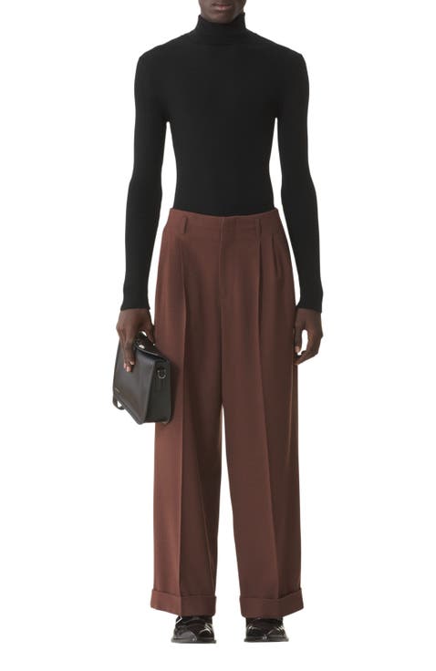 Turtleneck Sweater In Merino Wool And Silk