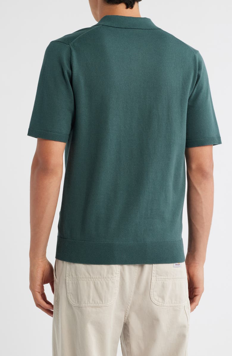 PS Paul Smith Zebra Badge Polo, Alternate, color, Petrol Green