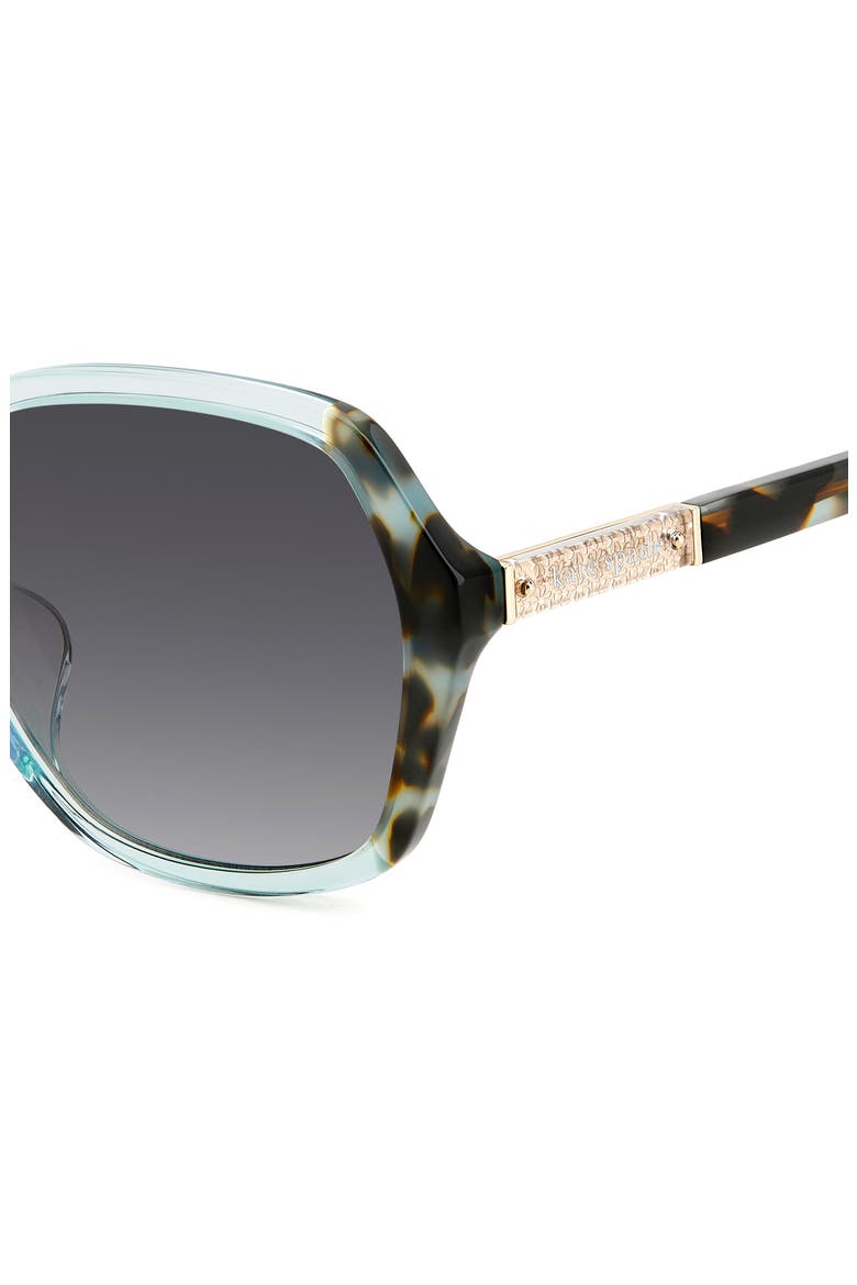 ellery 57mm square sunglasses, Alternate, color, BLUE