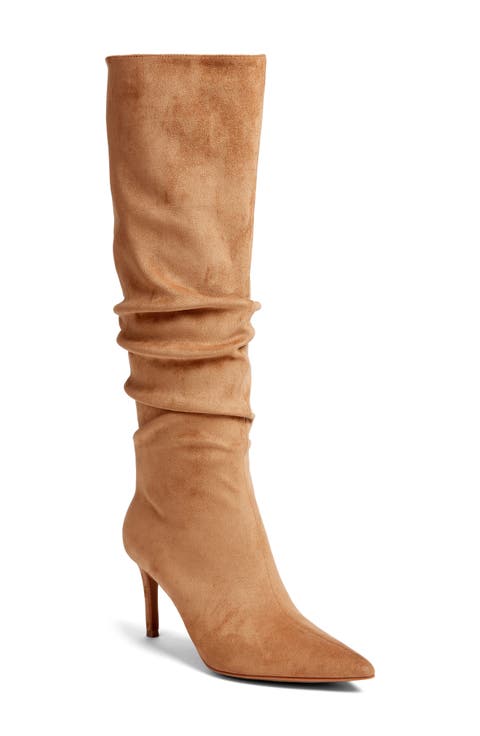 Ariana Pointed Toe Knee High Boot