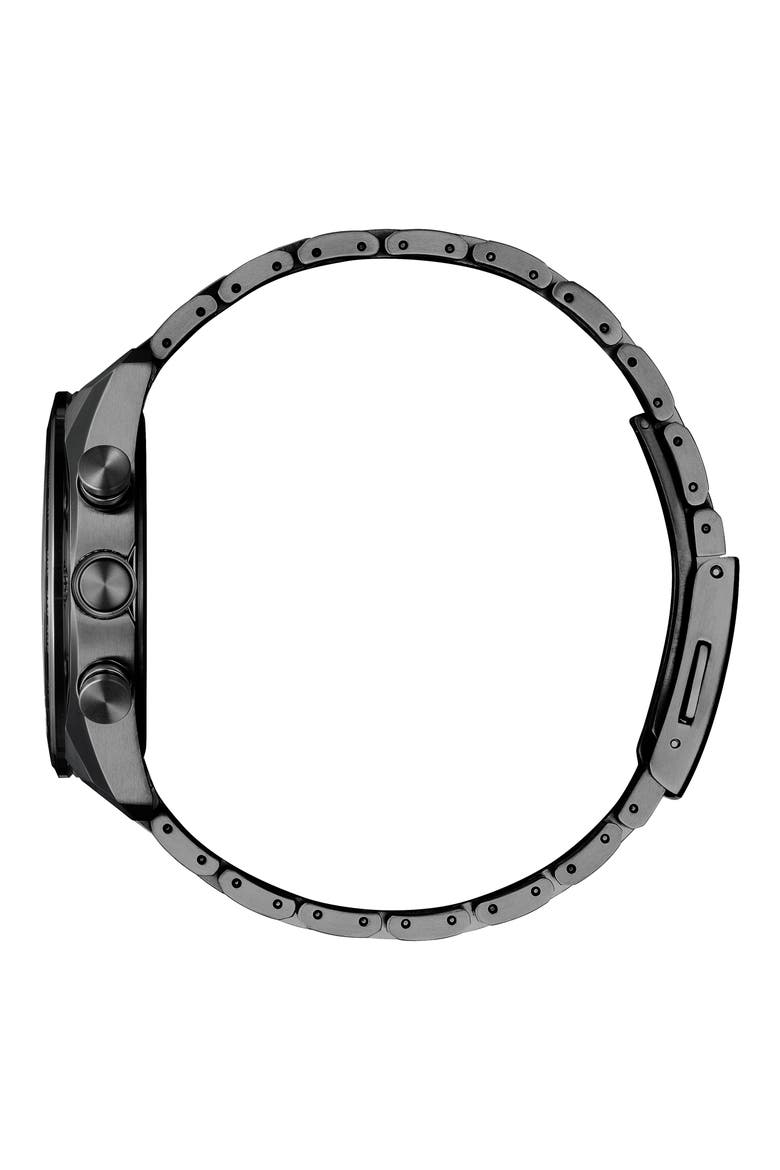 ATTESA Atomic Timekeeping Chronograph Super Titanium™ Bracelet Watch, 42mm, Alternate, color, GREY