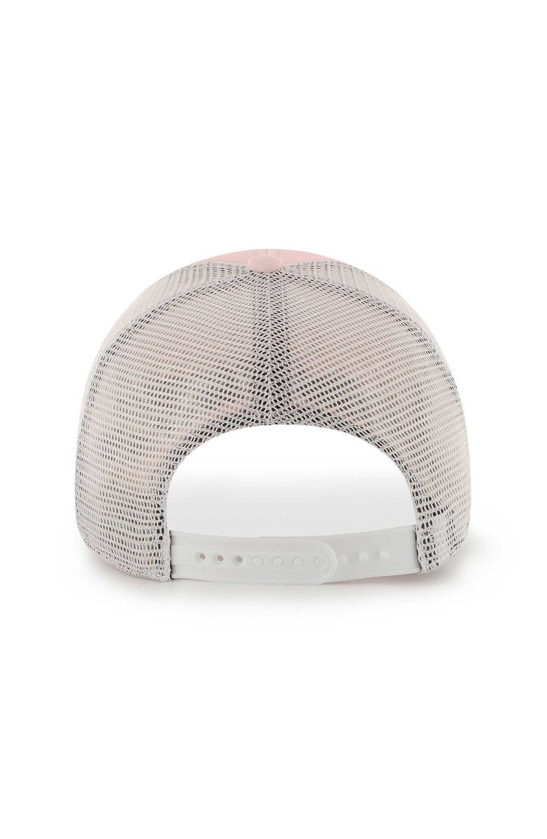 '47 Women's '47 Pink/White Tampa Bay Buccaneers Haze Clean Up Trucker Snapback Hat, Alternate, color,