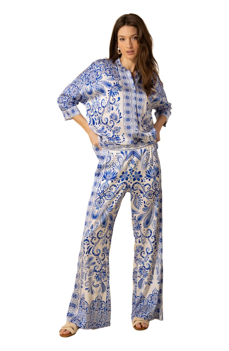 Halebob Frankie Charmeuse Pant, Alternate, color, 