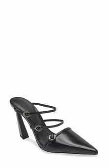 Rebecca Minkoff Buckle Pointed Toe Mule