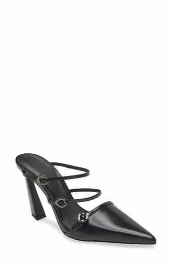 Rebecca Minkoff Buckle Pointed Toe Mule