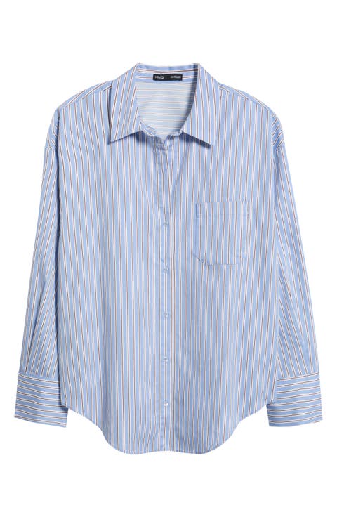 Fontana Striped Button-Up Shirt