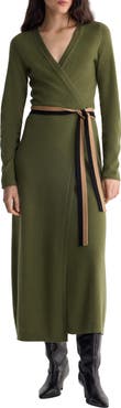 Diane von Furstenberg Bellina Merino Wool & Cashmere Sweater Dress