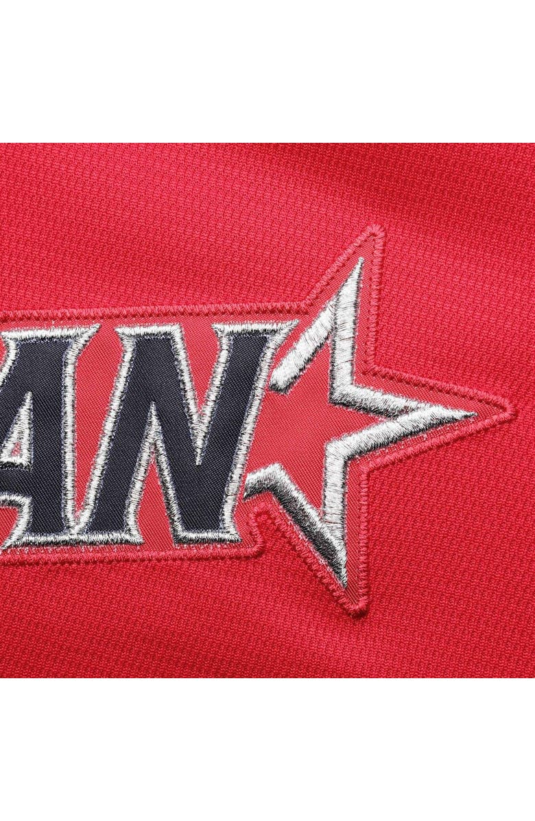 MAJESTIC Youth Majestic Red/Navy American League 2019 MLB All-Star Game Workout Team Jersey, Alternate, color,