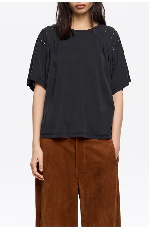 Shoulder Studs T-Shirt