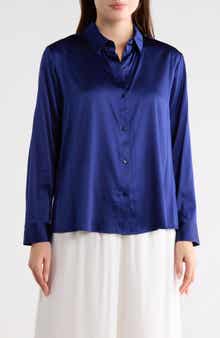 Eileen Fisher Classic Fit Button-Up Shirt