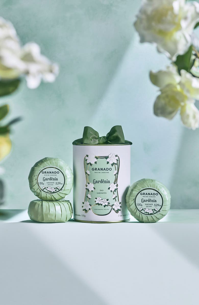 GRANADO Gardênia Bar Soaps Trio Set, Alternate, color,