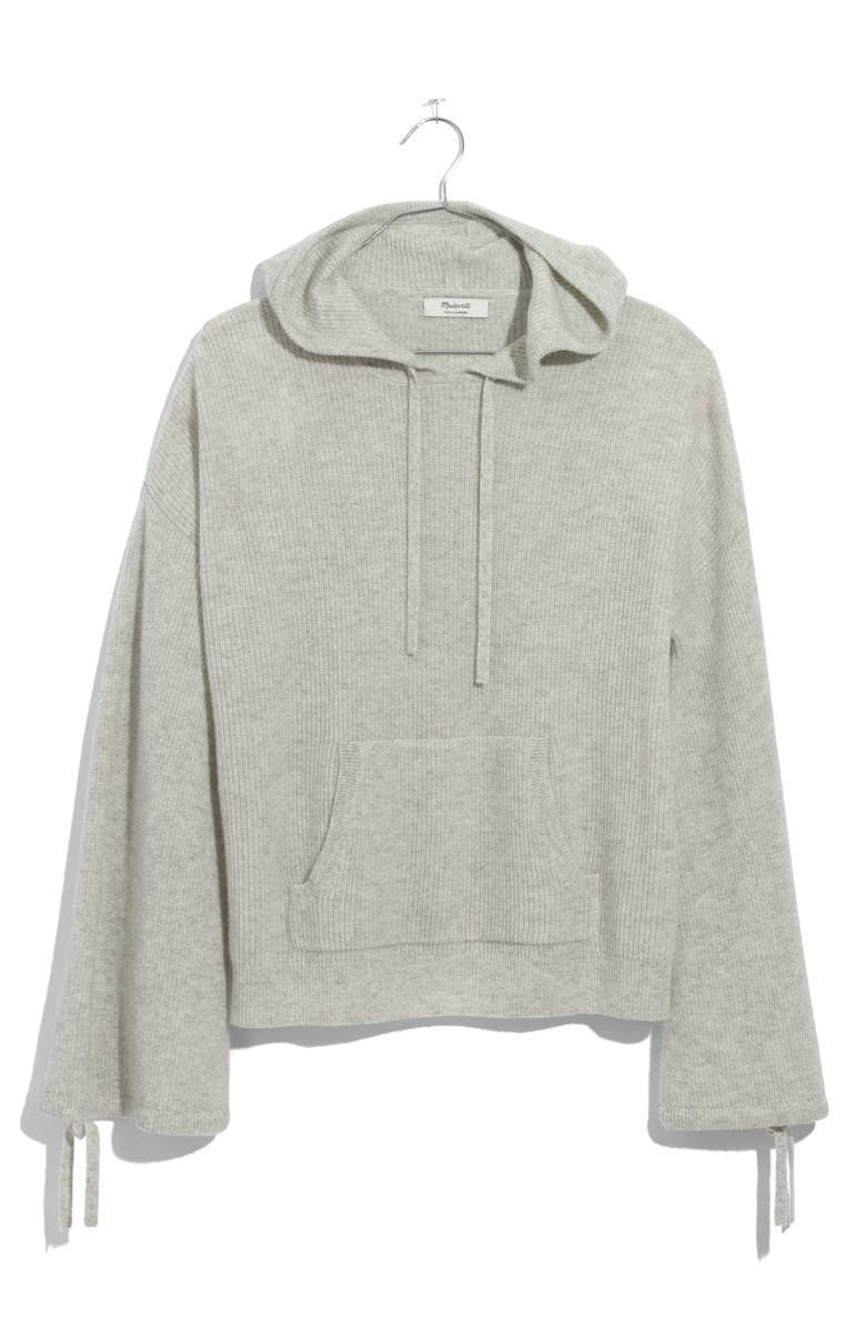 Madewell Cashmere Hooded Sweater, Alternate, color,