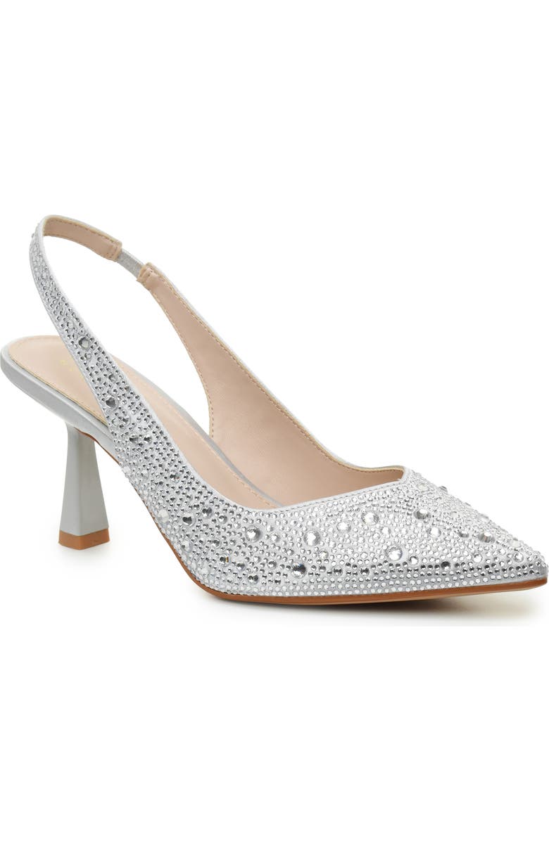 Nicole Miller Rhinestone Slingback Pump, Main, color,