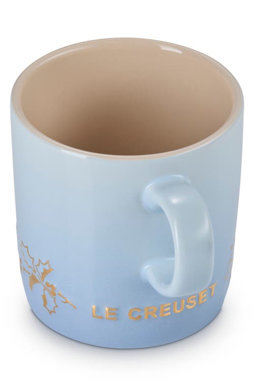 Le Creuset Holly Collection Mug In Blue