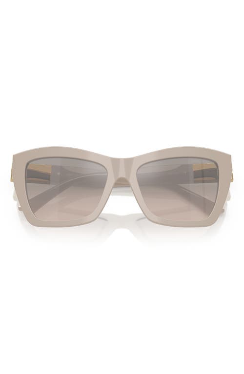 Jimmy Choo 54mm Cat Eye Sunglasses In Grey Mirror