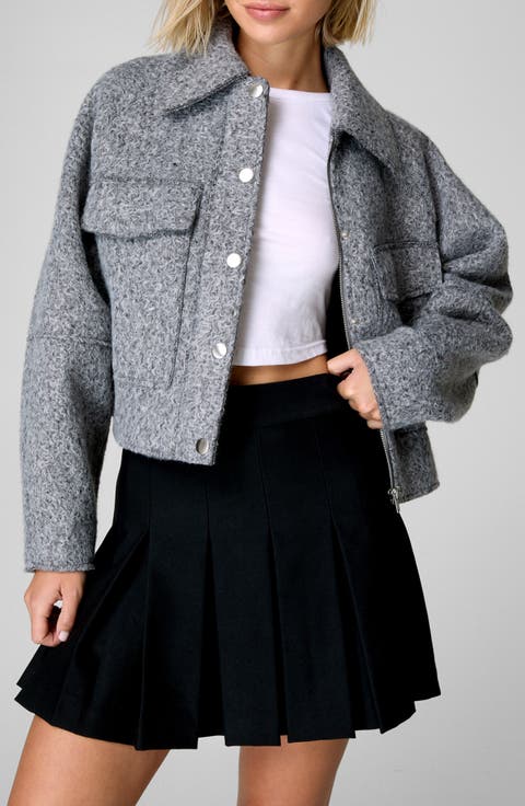Textured Trucker Jacket