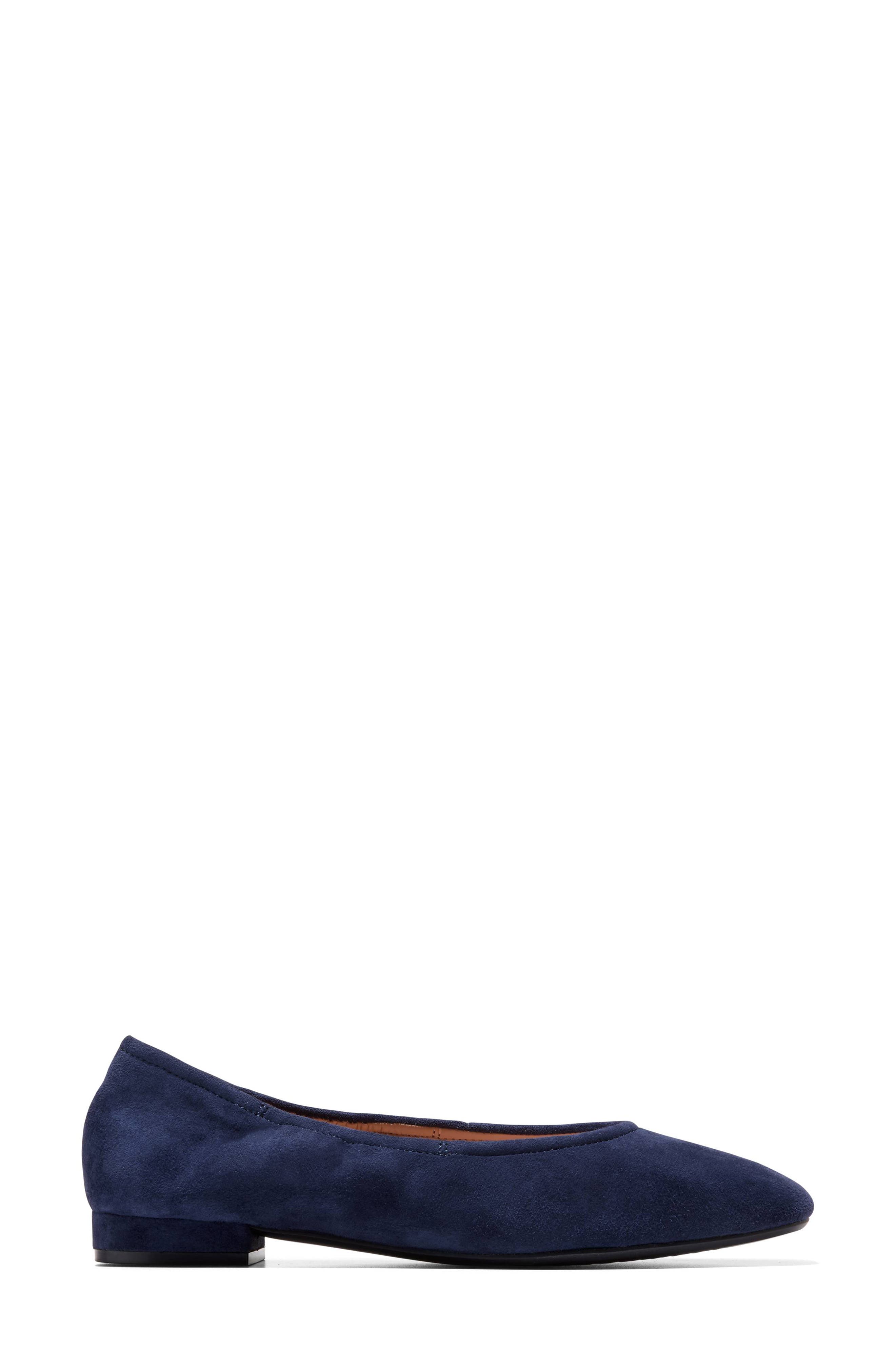 Go-To Valinda Ballet Flat, Alternate, color, MIDNIGHT MOON SUEDE