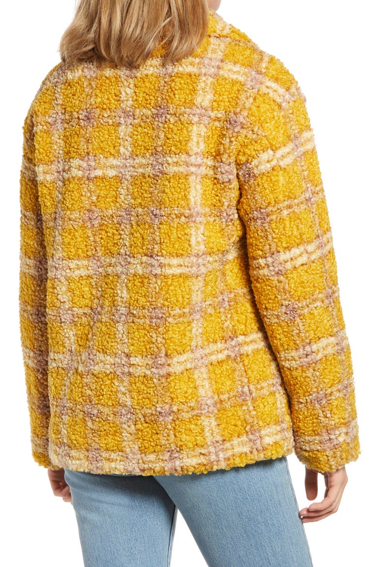 Plaid Jacket, Alternate, color, MUSTARD