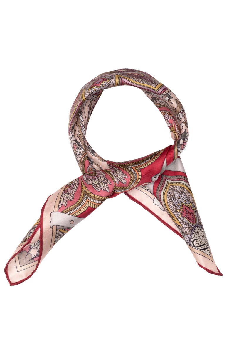 Elizabetta Francesca - Silk Bandana, Alternate, color, Cherry Red