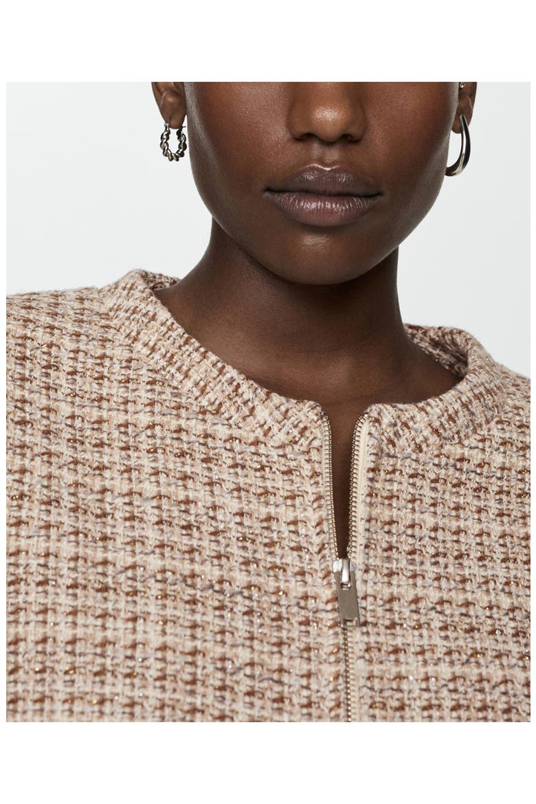Tweed Jacket, Alternate, color, BROWN