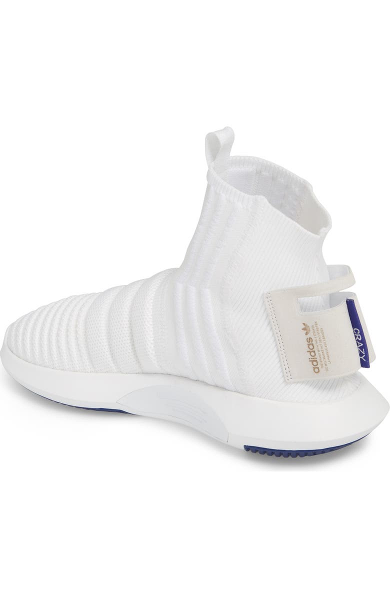 adidas Crazy 1 ADV Sock Primeknit Sneaker, Alternate, color,