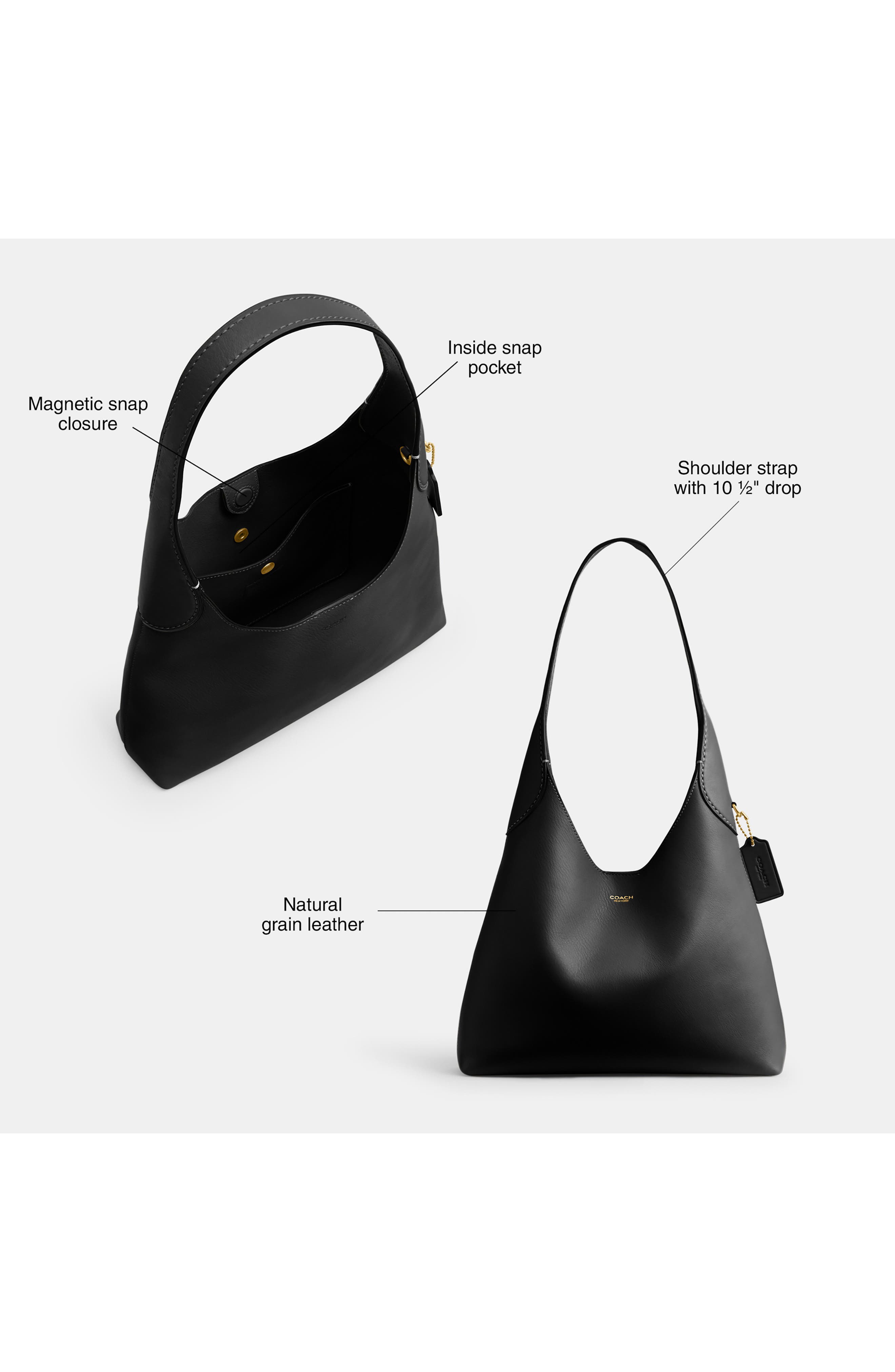 Женские сумки COACH Brooklyn 28 Shoulder Bag — фото 8