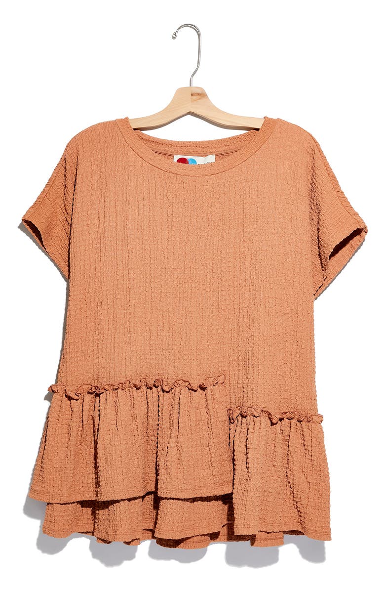 Free People free-est Marni Asymmetrical Ruffle Tunic, Main, color,
