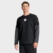 Nike Men's Nike Black Pittsburgh Steelers Sideline Coach Therma-FIT Long Sleeve T-Shirt