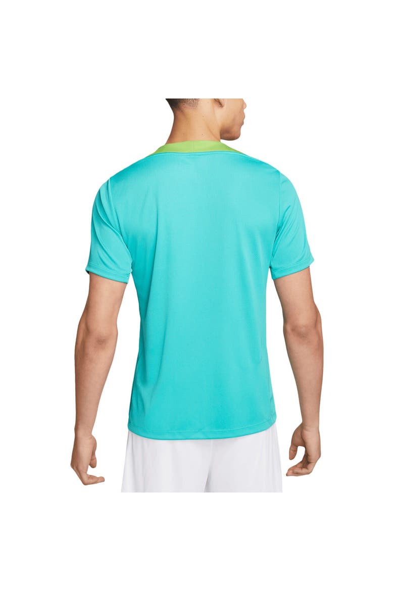 Men's Nike  Aqua Brazil National Team 2024 Strike Performance Top, Alternate, color, Aqua