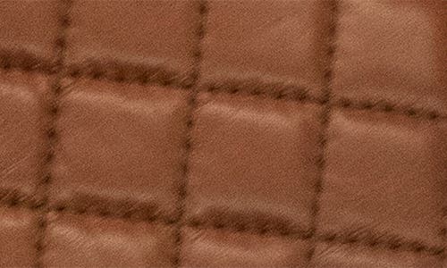 Portolano Quilted Leather Fingerless Gloves In Multi