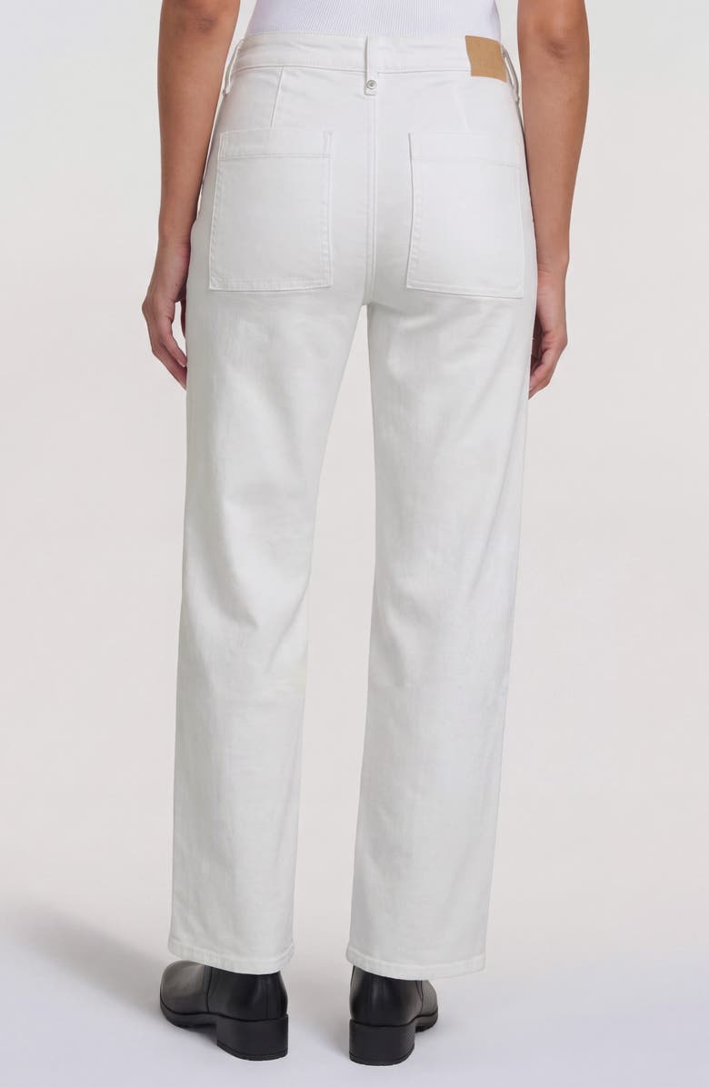 Sanctuary Denim Nixie Slim Straight Leg Jeans, Alternate, color, Chalk