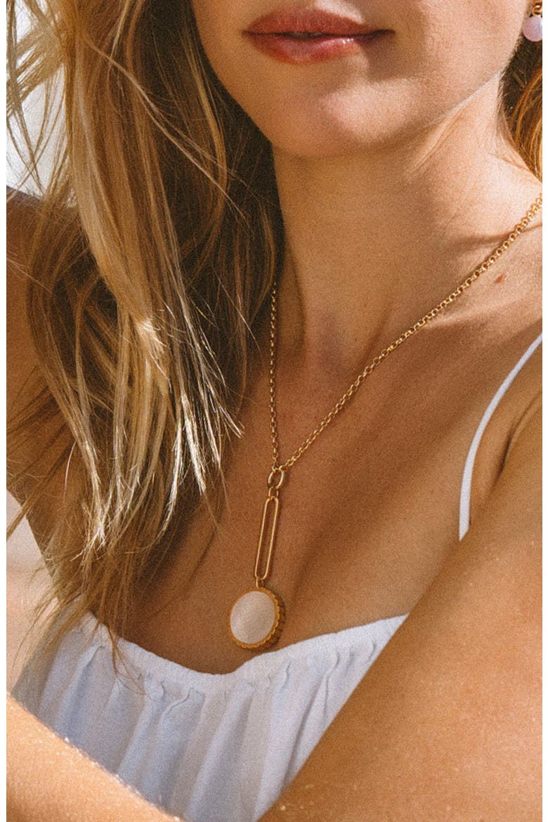 Odeon Mother of Pearl Charm, Alternate, color, MOTHER OF PEARL
