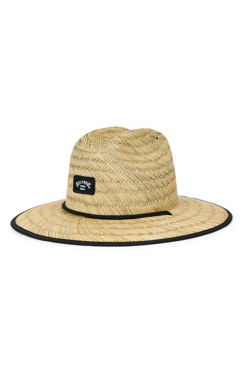 Tides Print Woven Straw Hat