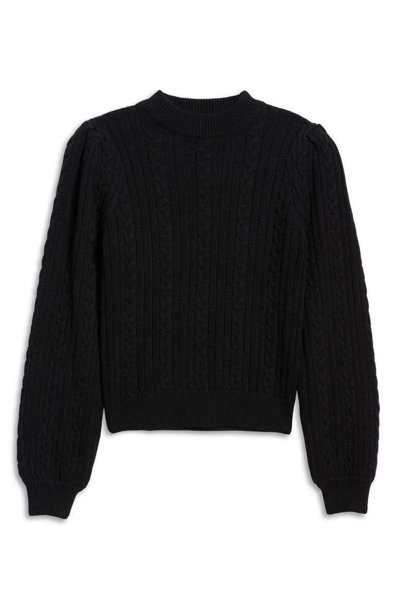 WAYF Wylander Cable Stitch Cotton Sweater, Alternate, color, 