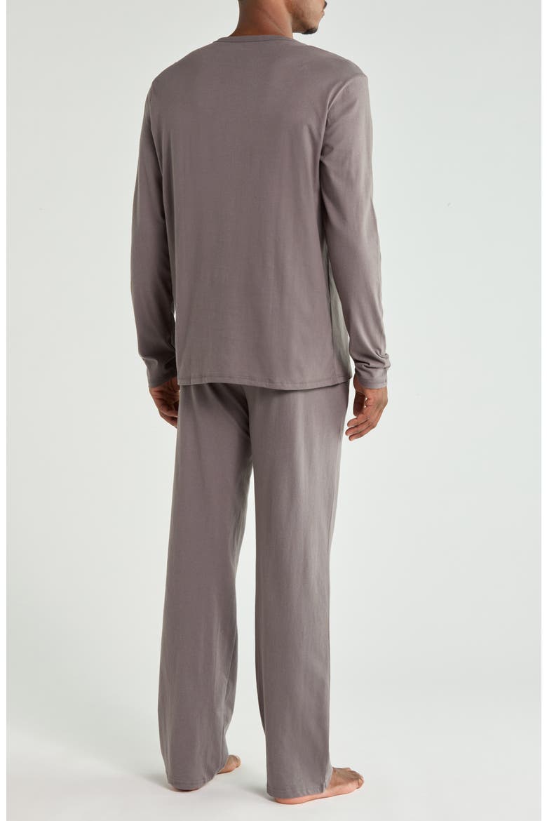 Henley Pajamas Set, Alternate, color, GREY TORNADO