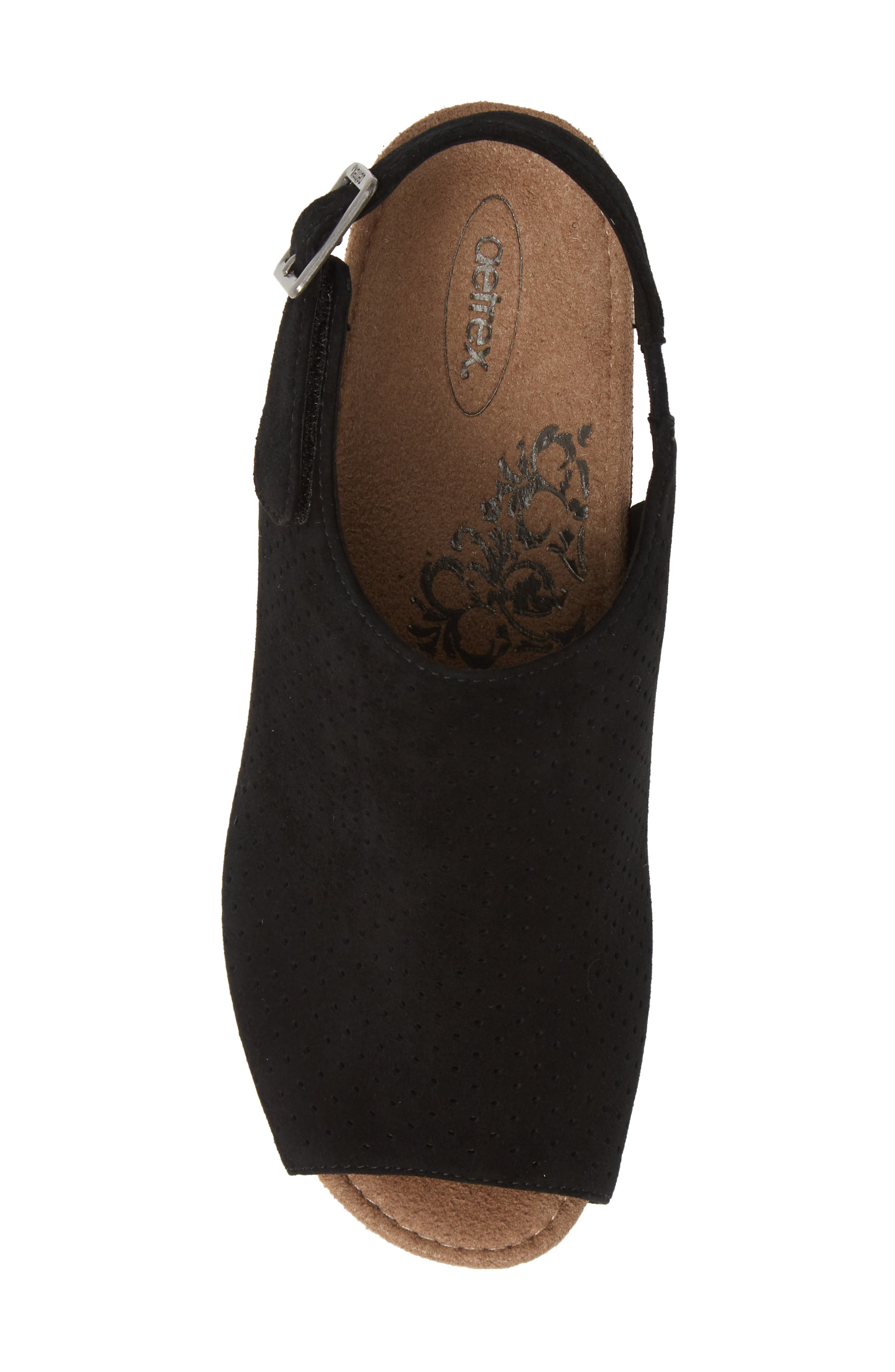 Aetrex Sherry Espadrille Wedge Sandal, Alternate, color, 