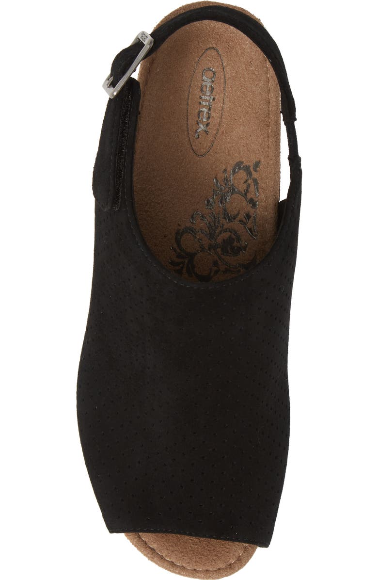 Aetrex Sherry Espadrille Wedge Sandal, Alternate, color,