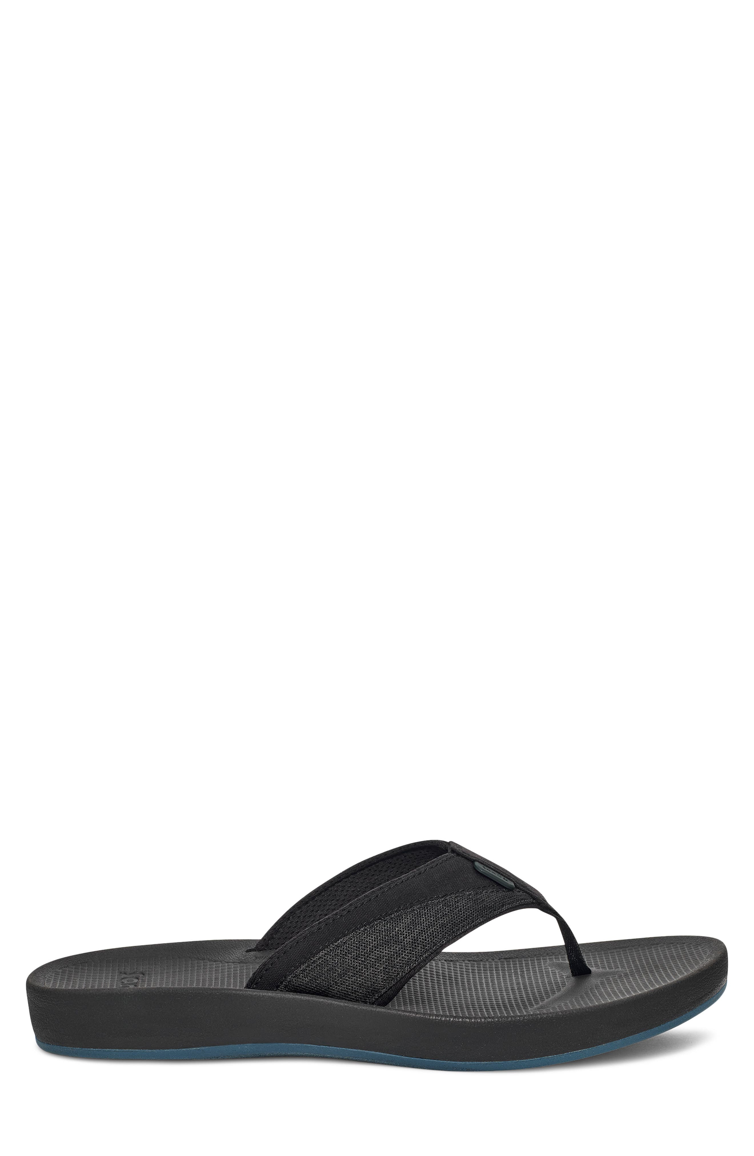 Cosmic Seas Water Friendly Flip Flop, Alternate, color, SHADOW