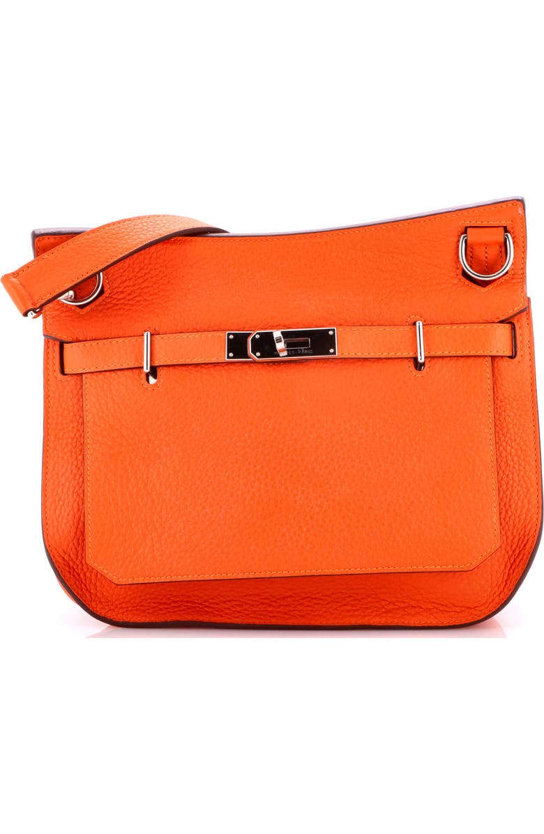 Pre-Owned Hermes Jypsiere Bag Clemence 28, Main, color, Feu