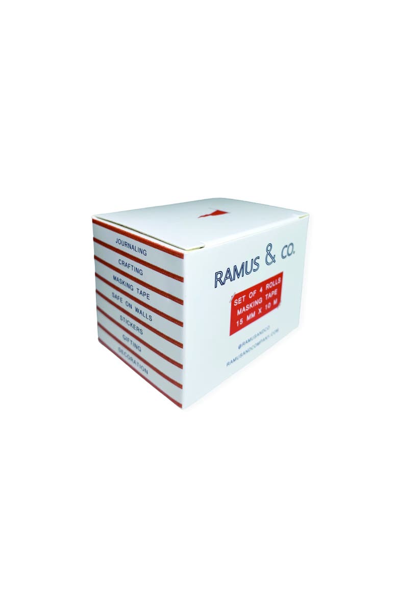 Ramus & Co Summer Club Everyday Masking Tape - 4ct Rolls, Assorted, Alternate, color, Multi-Pack