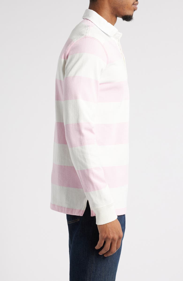 Polo Ralph Lauren Classic Fit Stripe Long Sleeve Rugby Shirt, Alternate, color,