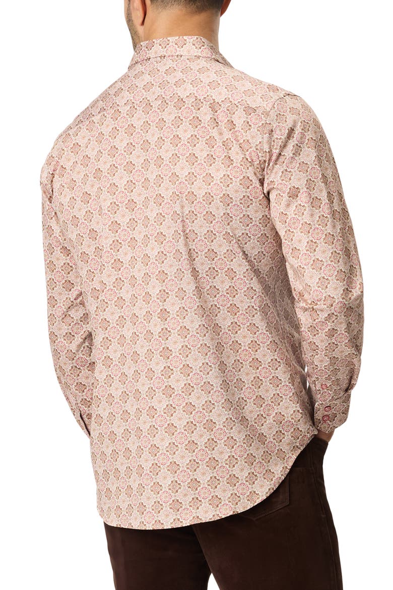 Freemont Long Sleeve Cotton Blend Shirt, Alternate, color, MULTI